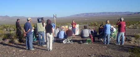 Gathered in the beautiful desert under our father sky